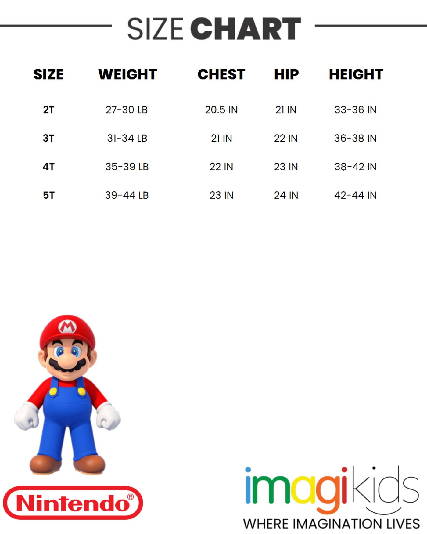 Camiseta gráfica Paquete de 4 Mario