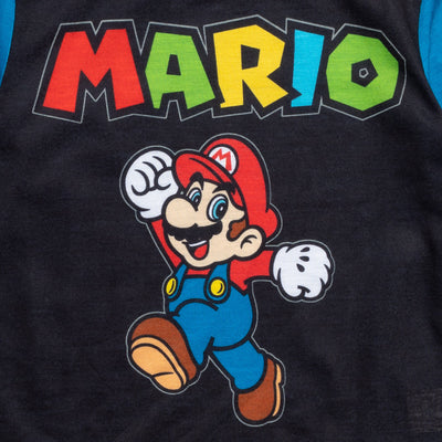 SUPER MARIO Nintendo Luigi Mario Pajama Shirt and Pants Sleep Set Toddler