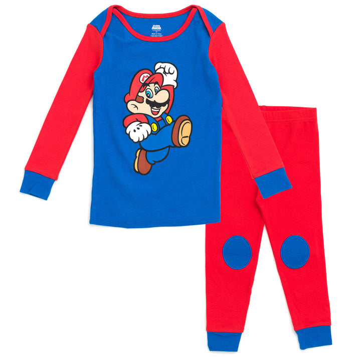 SUPER MARIO Nintendo Mario Pajama Shirt and Pants Sleep Set