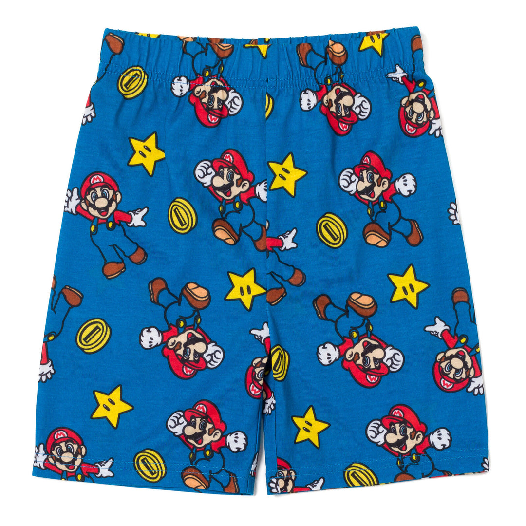 SUPER MARIO Nintendo Mario Pajama Shirt and Shorts Sleep Set