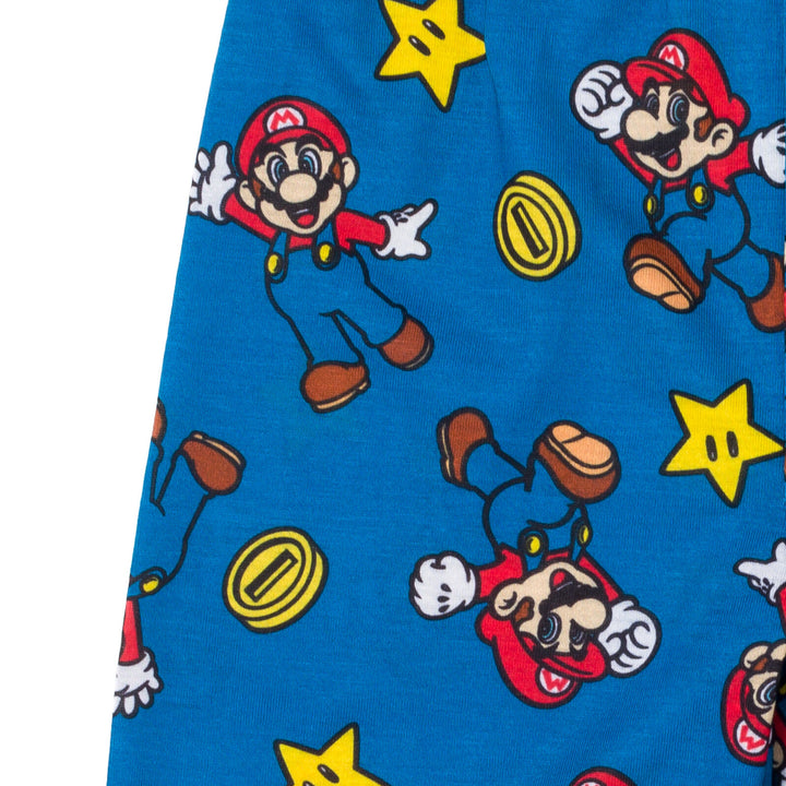 SUPER MARIO Nintendo Mario Pajama Shirt and Shorts Sleep Set