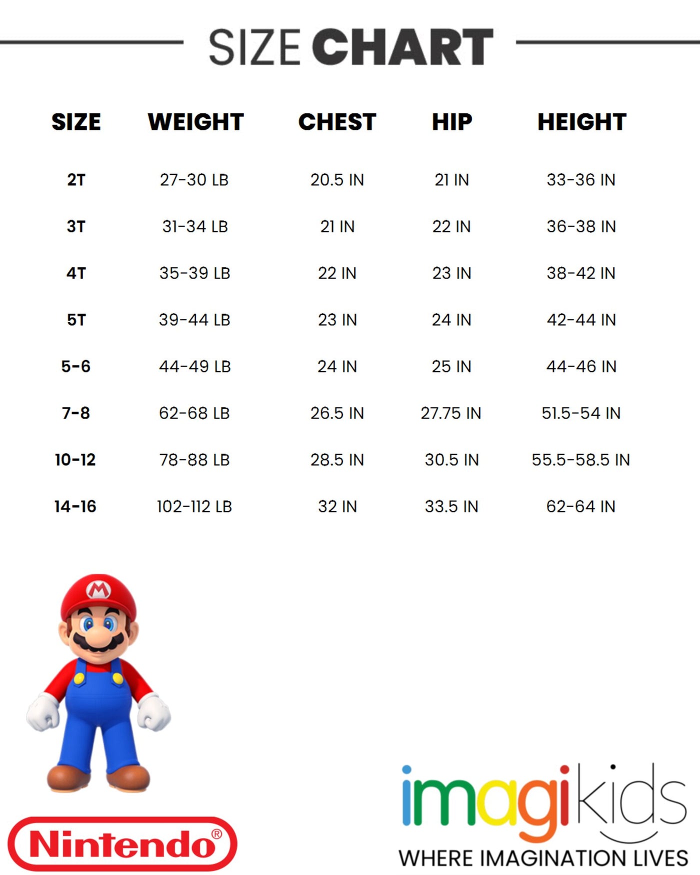 SUPER MARIO Nintendo Mario UPF 50+ Swim Trunks Bathing Suit