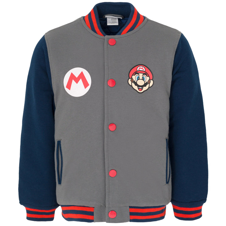 SUPER MARIO Nintendo Mario Varsity Jacket Bomber