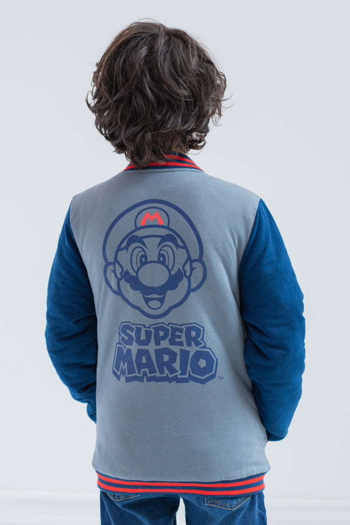 SUPER MARIO Nintendo Mario Varsity Jacket Bomber