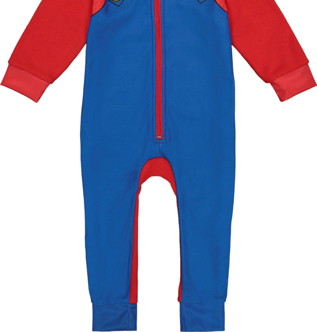 SUPER MARIO Nintendo Mario Zip Up Costume Pajama Coverall