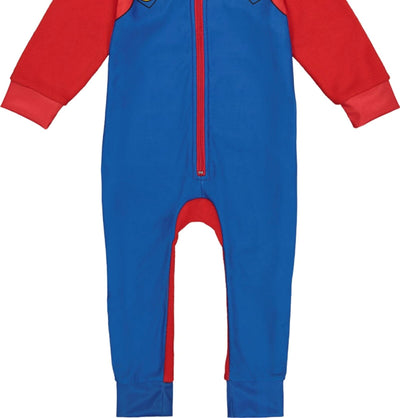 SUPER MARIO Nintendo Mario Zip Up Costume Pajama Coverall