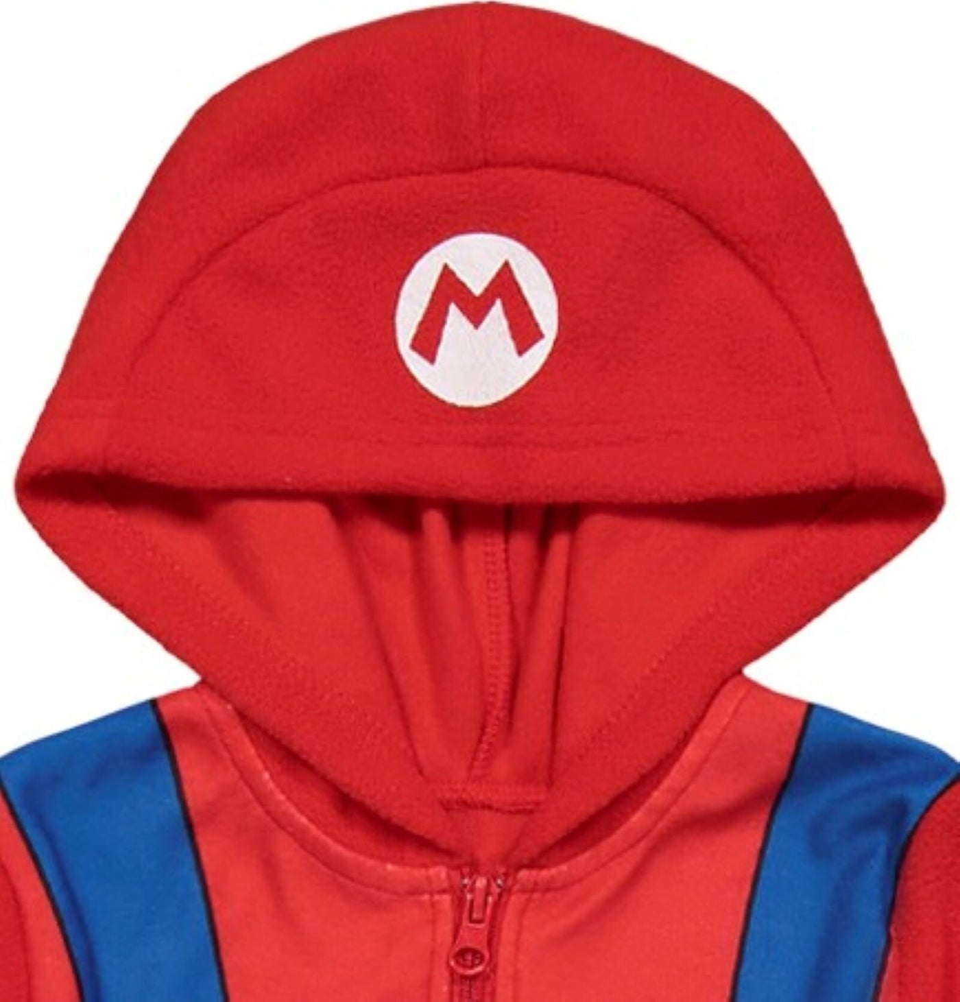 SUPER MARIO Nintendo Mario Zip Up Costume Pajama Coverall
