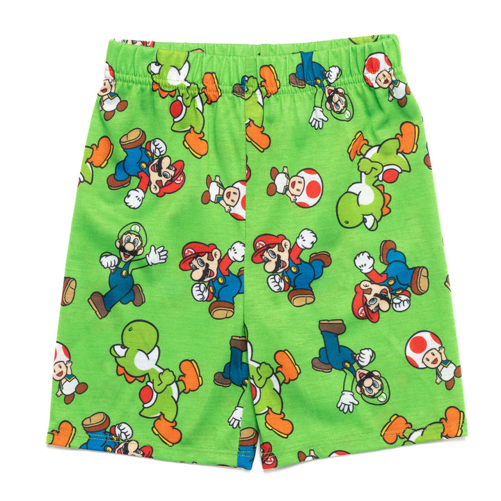 SUPER MARIO Nintendo Pajama Shirt and Shorts Sleep Set