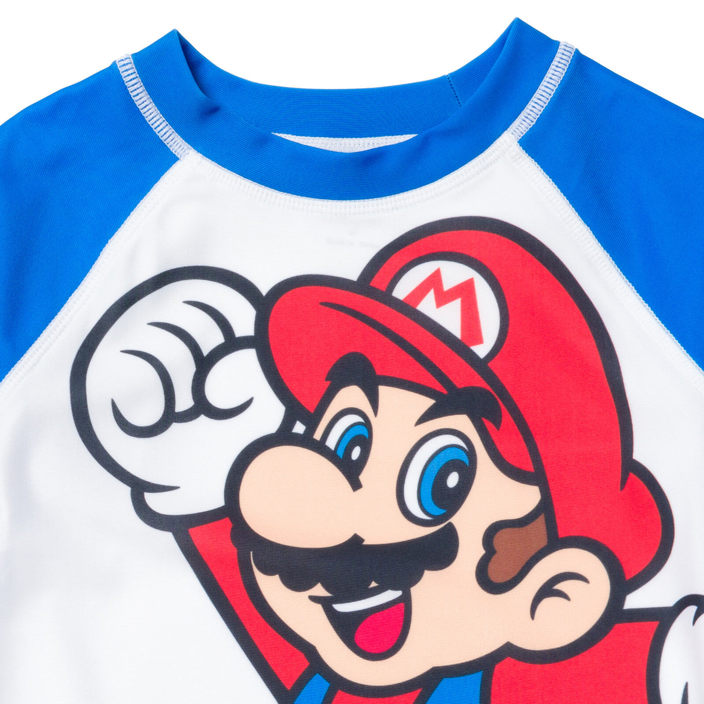 SUPER MARIO Nintendo Rash Guard Swim Shirt