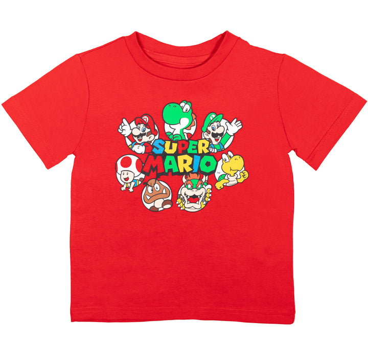 SUPER MARIO Nintendo T-Shirt and Shorts Outfit Set