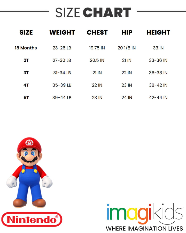 SUPER MARIO Nintendo T-Shirt and Shorts Outfit Set