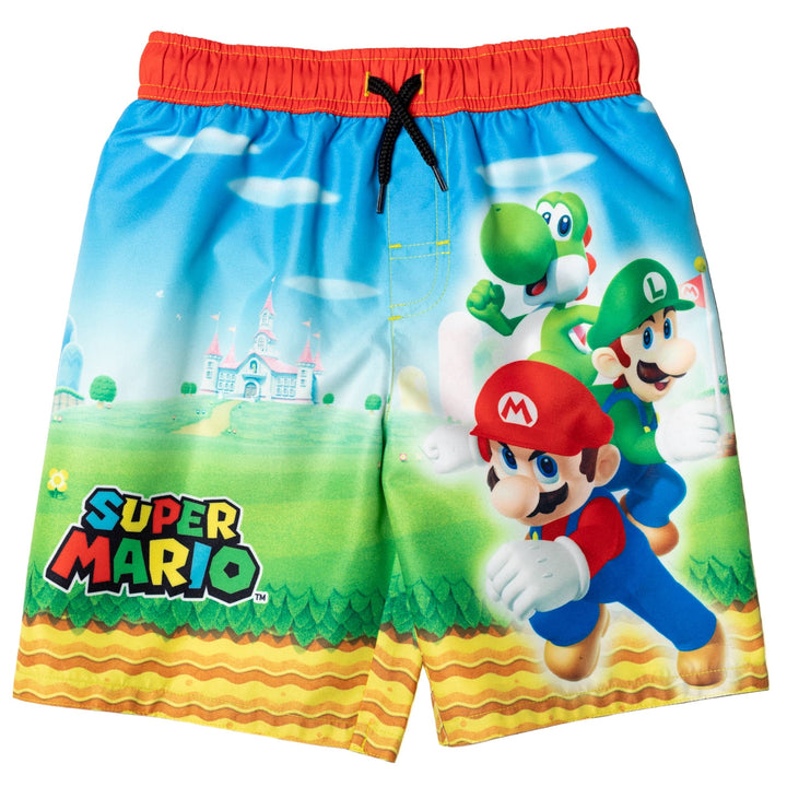 SUPER MARIO Nintendo UPF 50+ Swim Trunks Bathing Suit