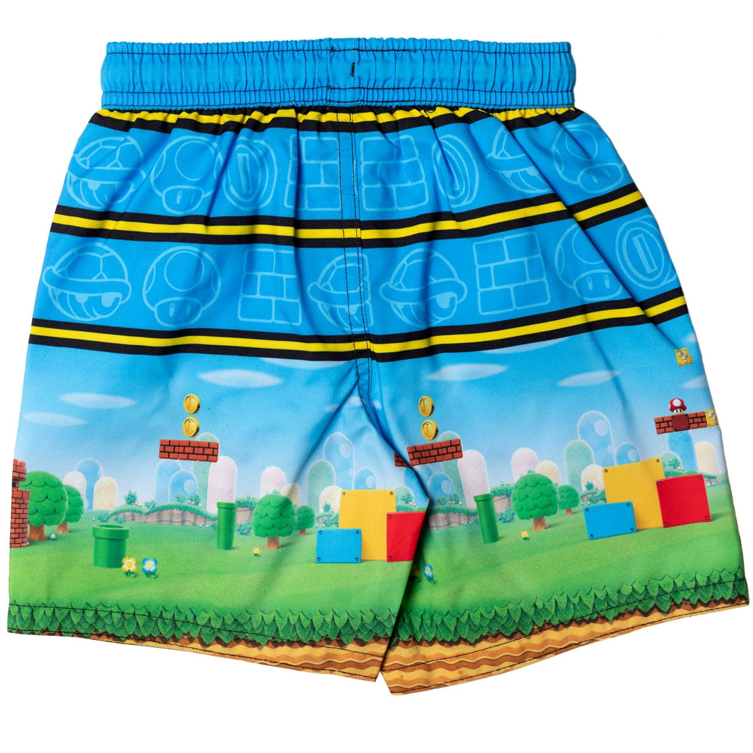 SUPER MARIO Nintendo UPF 50+ Swim Trunks Bathing Suit