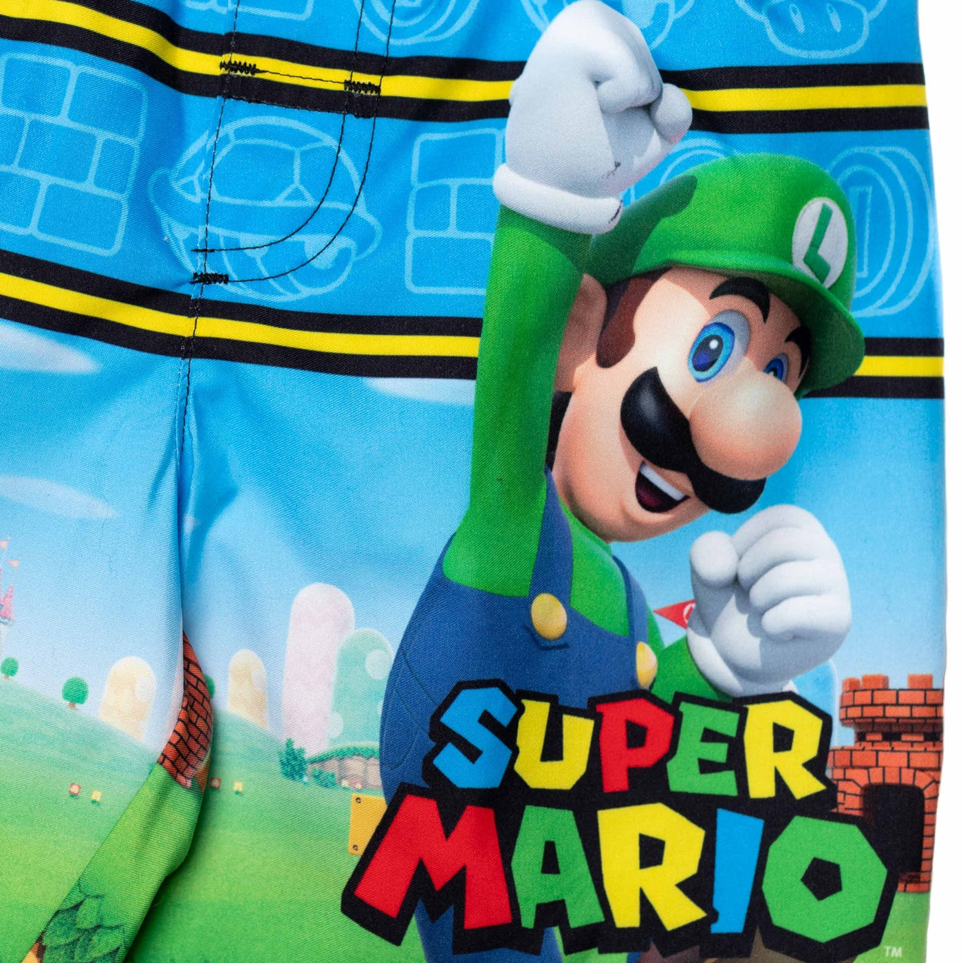 SUPER MARIO Nintendo UPF 50+ Swim Trunks Bathing Suit