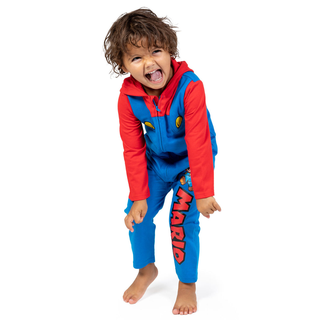 Nintendo SUPER MARIO Zip Up Cosplay Coverall