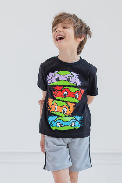 Paquete de 3 Tortugas Ninja Mutantes Adolescentes Camiseta gráfica