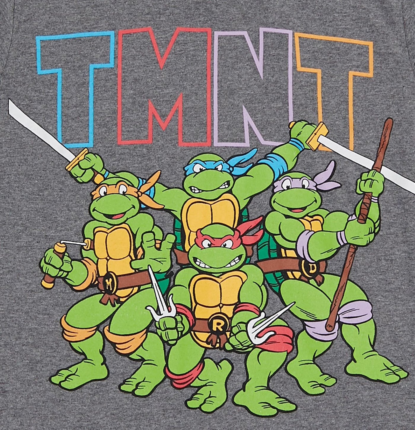 Paquete de 3 Tortugas Ninja Mutantes Adolescentes Camiseta gráfica