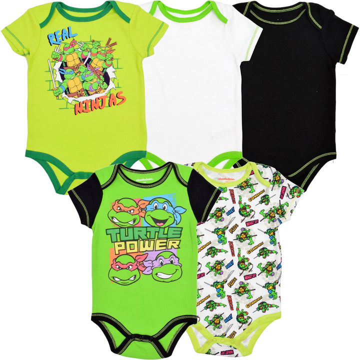 Teenage Mutant Ninja Turtles 5 Pack Bodysuits