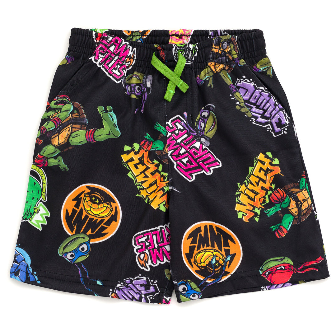 Teenage Mutant Ninja Turtles Drop Shoulder T-Shirt and Shorts Outfit Set