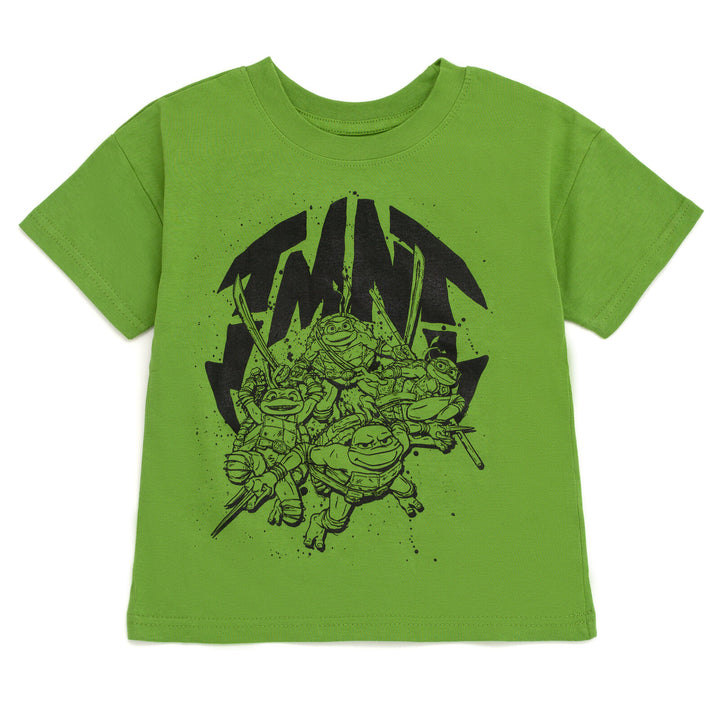 Teenage Mutant Ninja Turtles Drop Shoulder T-Shirt and Shorts Outfit Set