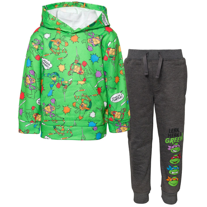 Teenage Mutant Ninja Turtles Fleece Pullover Hoodie and Pants Outfit Set