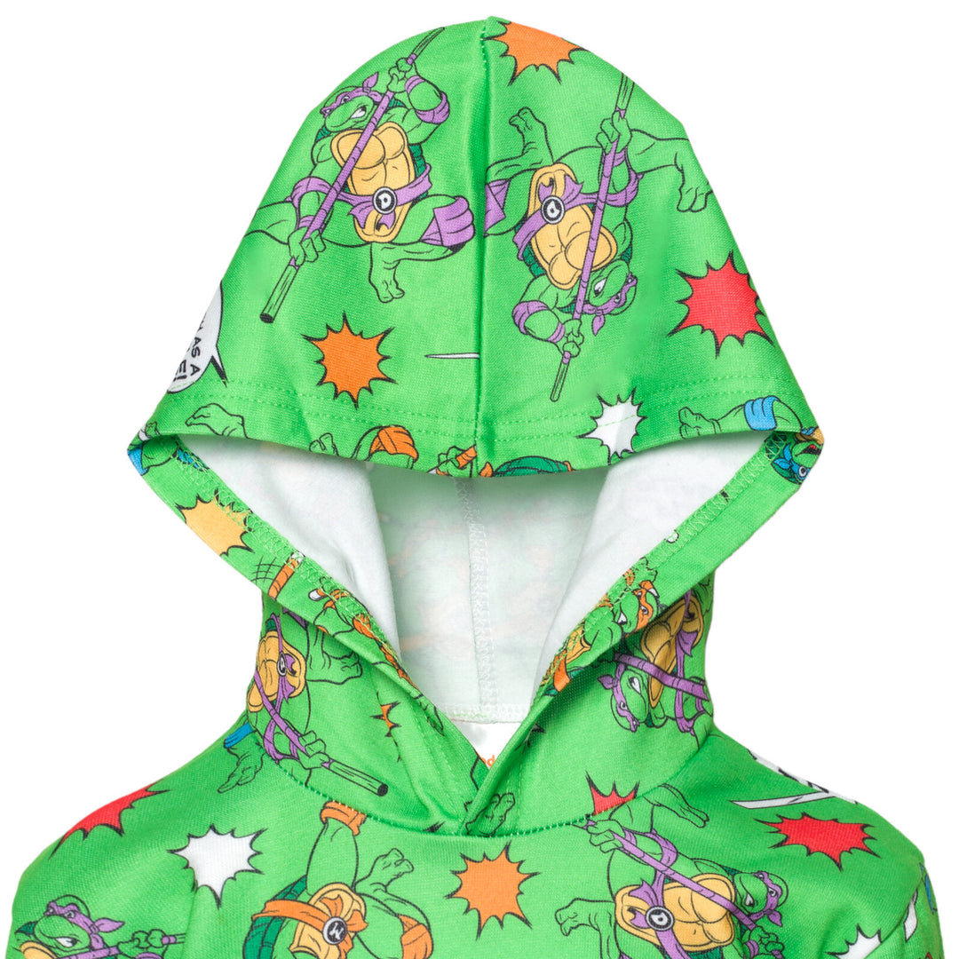 Teenage Mutant Ninja Turtles Fleece Pullover Hoodie and Pants Outfit Set