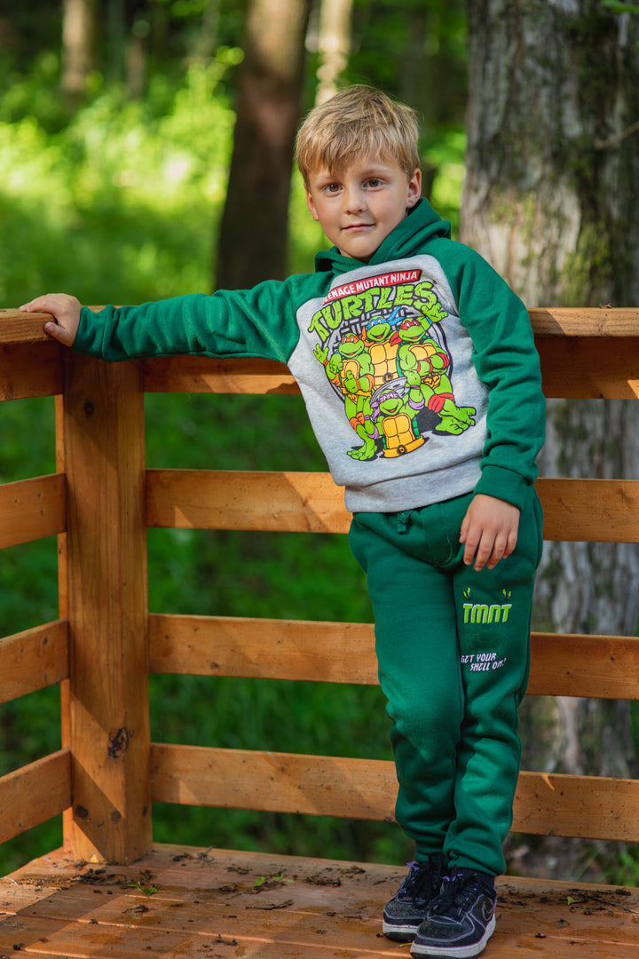 Teenage Mutant Ninja Turtles Fleece Pullover Hoodie and Pants Outfit Set