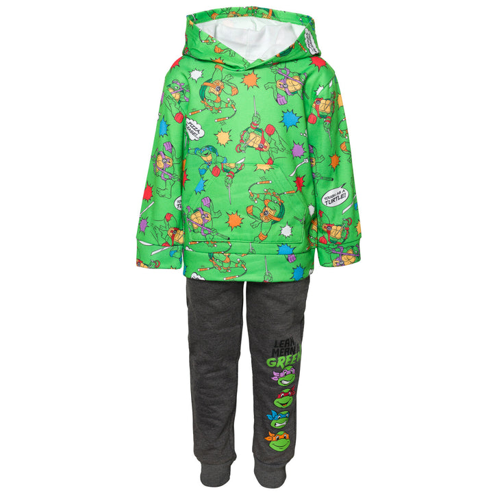 Teenage Mutant Ninja Turtles Fleece Pullover Hoodie and Pants Outfit Set