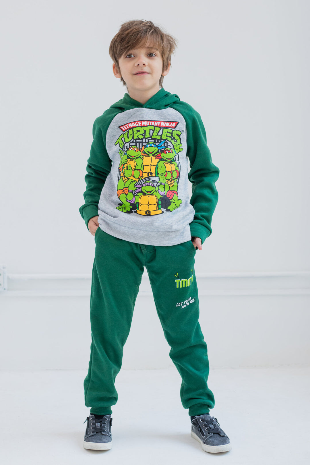 Teenage Mutant Ninja Turtles Fleece Pullover Hoodie and Pants Outfit Set