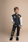 Teenage Mutant Ninja Turtles Fleece Varsity Bomber Jacket and Jogger Pants Outfit Set Toddler to Big Kid