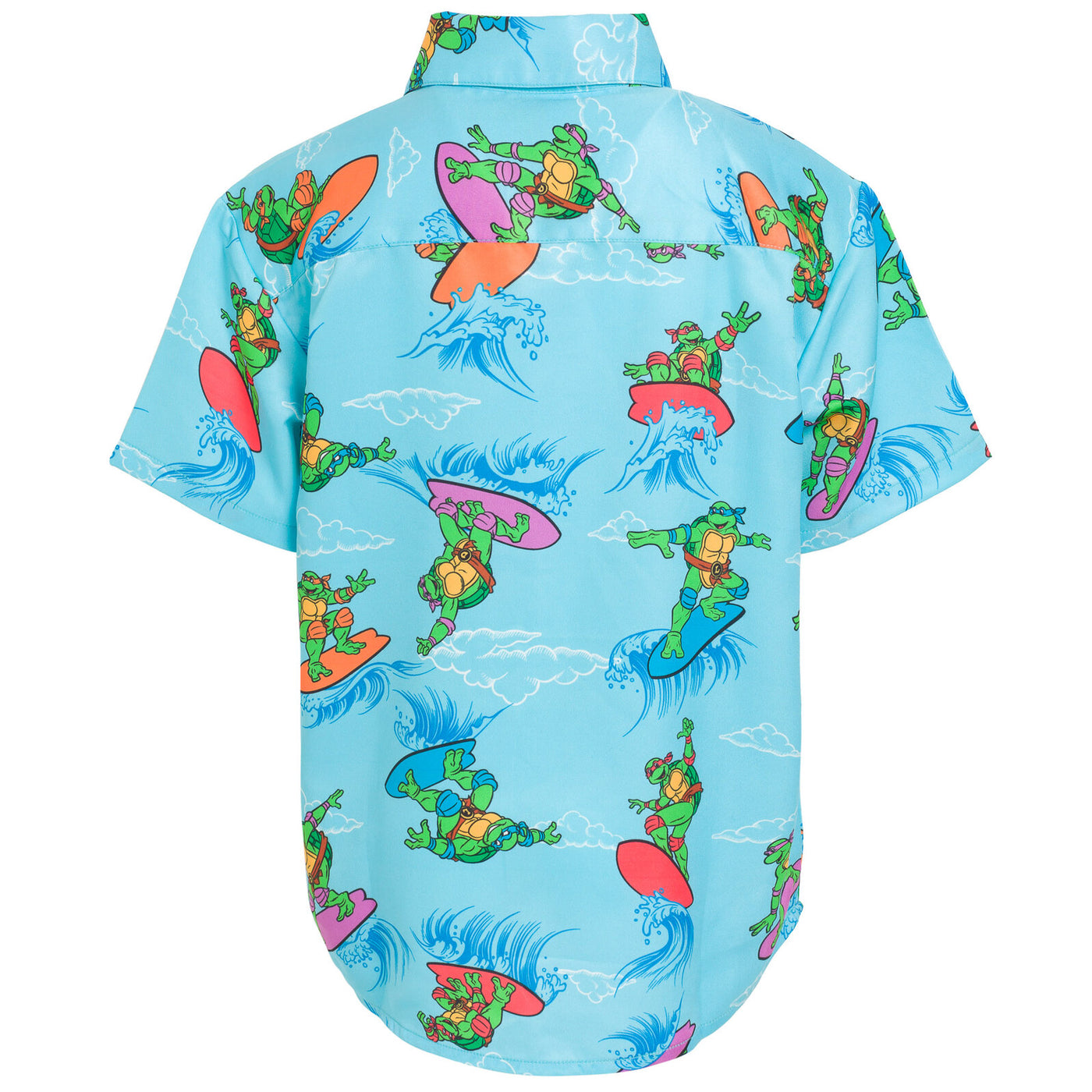 Camisa de vestir hawaiana con botones de Teenage Mutant Ninja Turtles