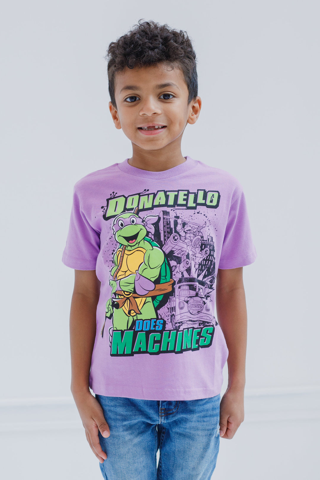 Teenage Mutant Ninja Turtles Leonardo Michelangelo Raphael Donatello 4 Pack T-Shirts