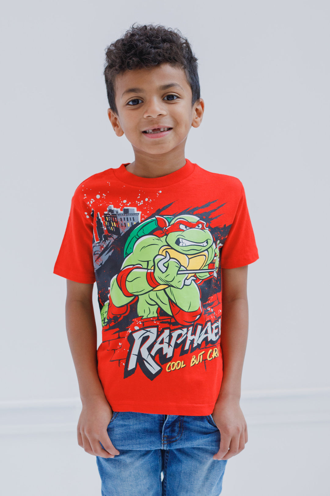 Teenage Mutant Ninja Turtles Leonardo Michelangelo Raphael Donatello 4 Pack T-Shirts