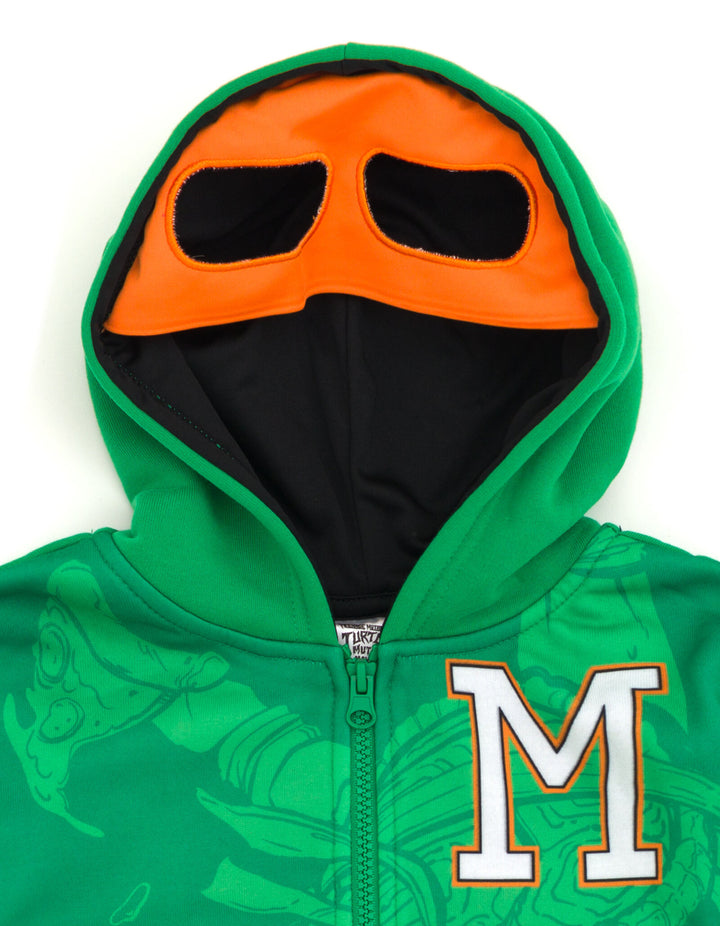 Teenage Mutant Ninja Turtles Michelangelo Fleece Zip Up Cosplay Hoodie