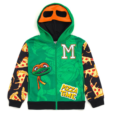 Teenage Mutant Ninja Turtles Michelangelo Fleece Zip Up Cosplay Hoodie