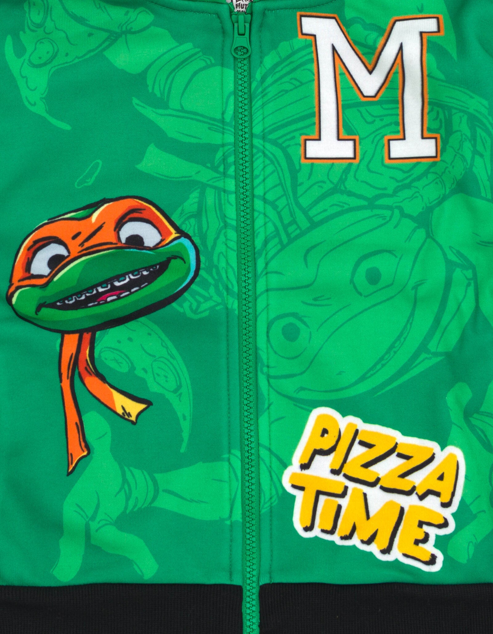 Teenage Mutant Ninja Turtles Michelangelo Fleece Zip Up Cosplay