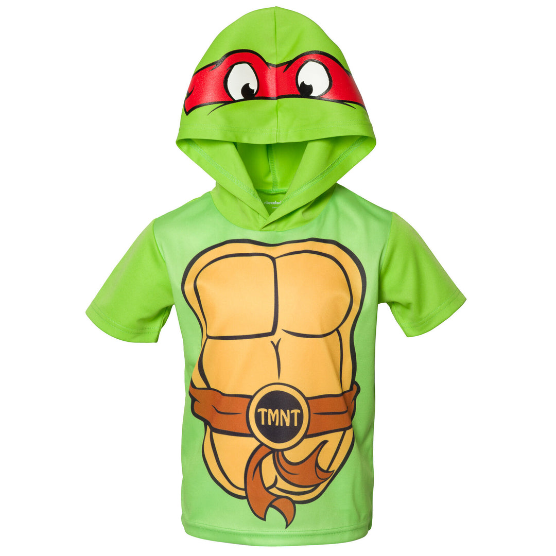 Teenage Mutant Ninja Turtles Raphael camiseta gráfica y pantalones cortos de niño a niño grande