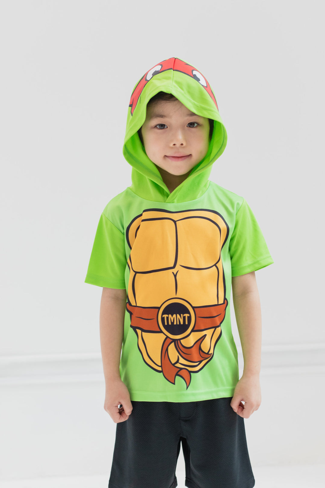 Teenage Mutant Ninja Turtles Raphael Mesh Athletic Pullover T-Shirt Shorts Outfit Set