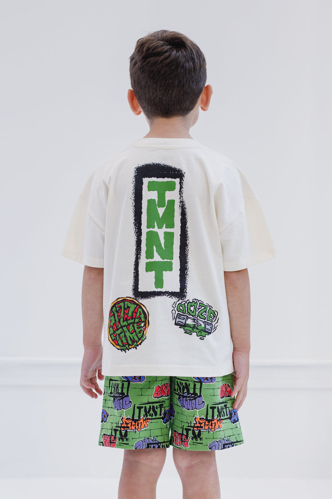 Teenage Mutant Ninja Turtles T-Shirt and French Terry Shorts Outfit Set