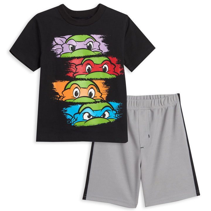 Teenage Mutant Ninja Turtles T-Shirt and Mesh Shorts Outfit Set