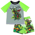 Teenage Mutant Ninja Turtles UPF 50+ Pullover Rash Guard and Swim Trunks Outfit Set