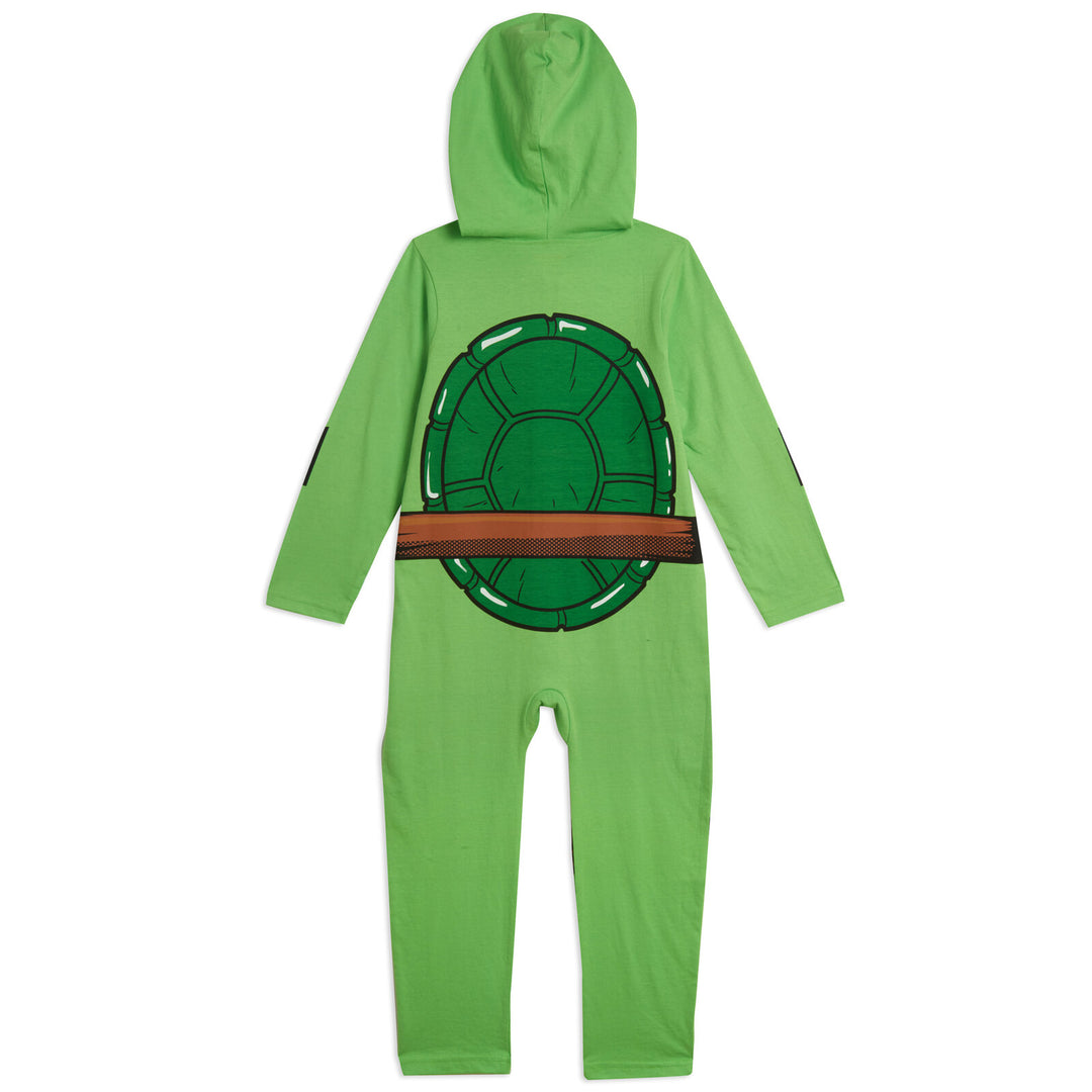 Teenage Mutant Ninja Turtles Zip Up Cosplay Costume Coverall and Masks