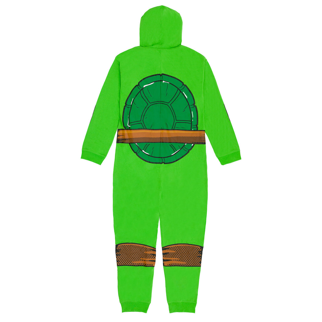 Teenage Mutant Ninja Turtles Zip Up Costume Coverall and Reversible Masks