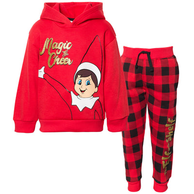 The Elf on the Shelf Fleece Pullover Hoodie and Pants Outfit Set