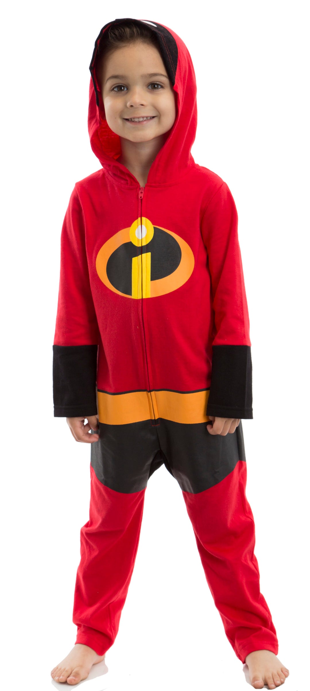 Mono de cosplay con cremallera de Mr. Incredibles de The Incredibles