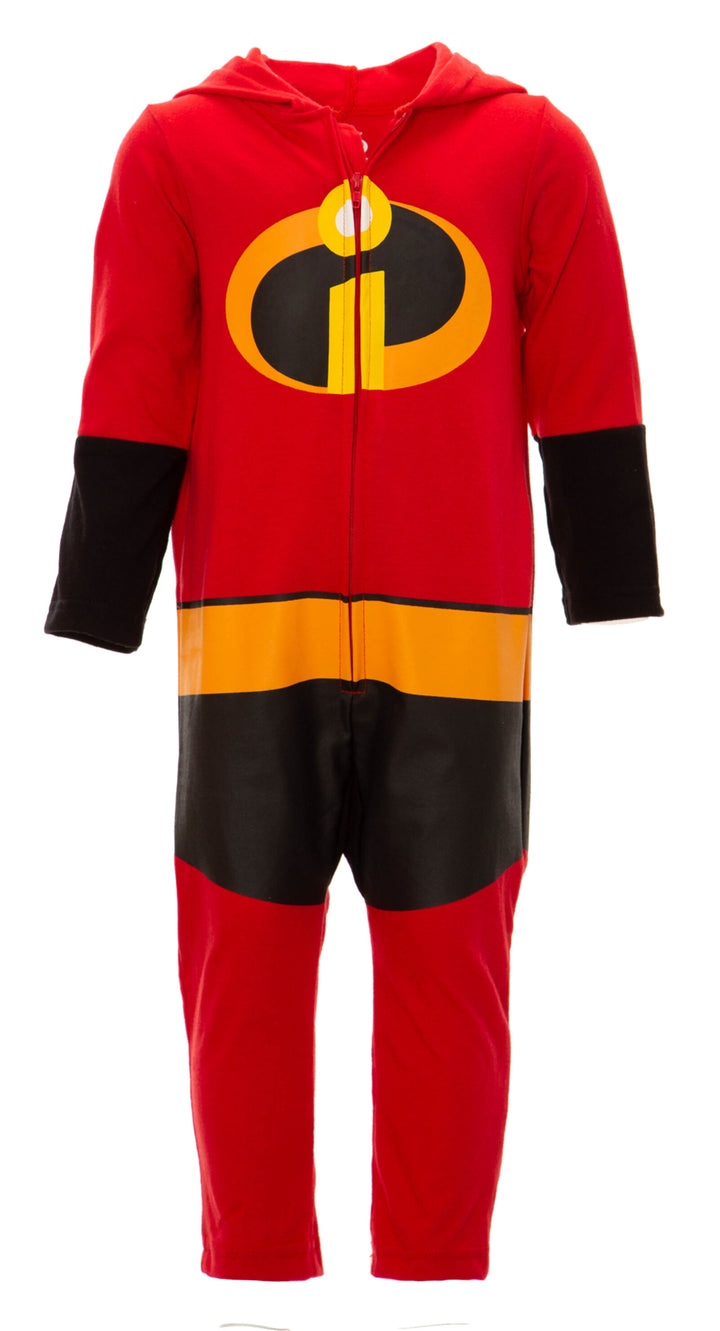 Mono de cosplay con cremallera de Mr. Incredibles de The Incredibles