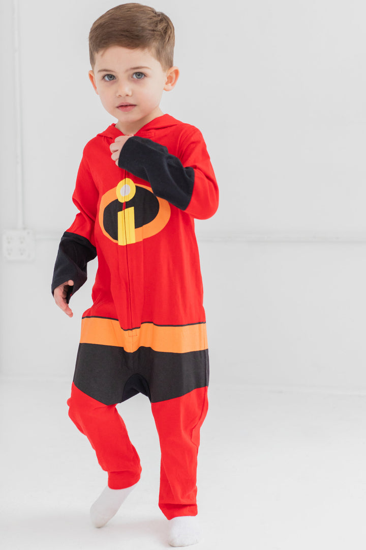 Mono de cosplay con cremallera de Mr. Incredibles de The Incredibles