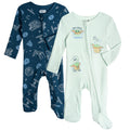 The Mandalorian 2 Pack Ribbed Sleep N' Play Coveralls 2-Way Zip