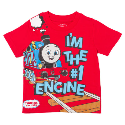 Thomas & Friends 3 Pack Athletic Pullover T-Shirts
