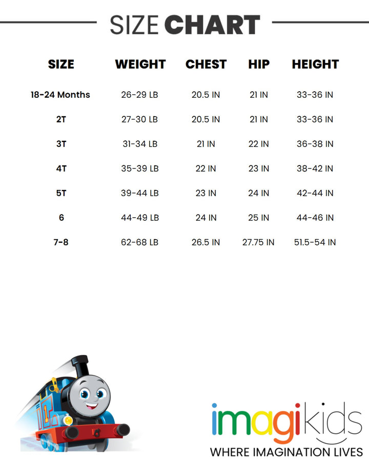 Thomas & Friends 3 Pack Athletic Pullover T-Shirts